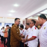 Bupati Fery Sahputra menghadiri pelantikan KONI Labuhanbatu Selatan 2026-2030 - NEWS PUBLIK