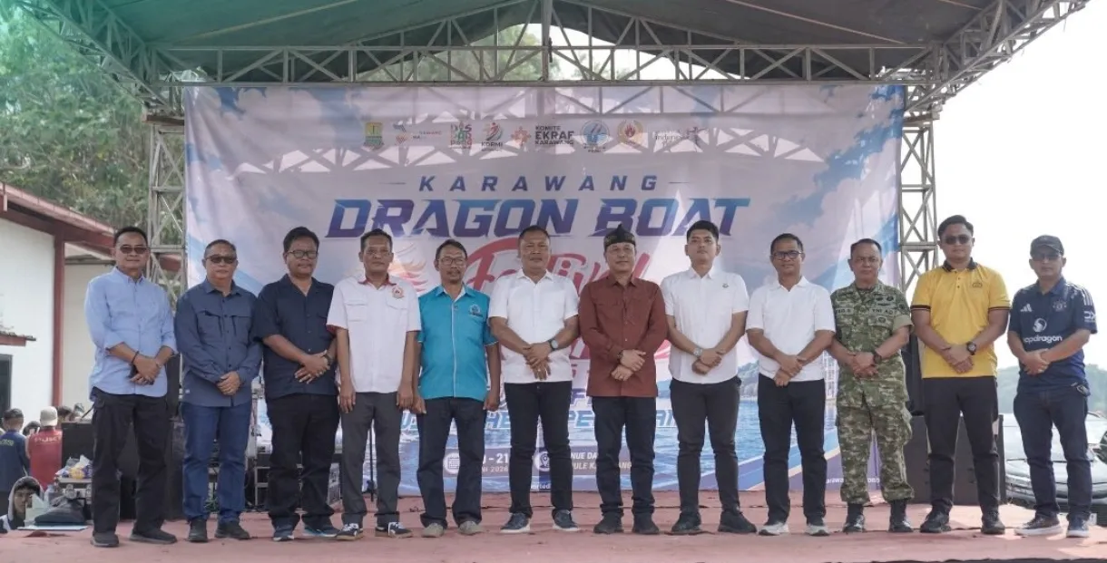 Karawang Dragon Boat Festival 2026 Resmi Dibuka H. Maslani