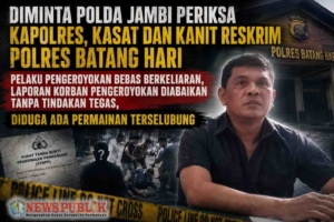 Kanit Reskrim Polres Batang Hari terkait dugaan lambannya penanganan kasus pengeroyokan yang menjadi sorotan publik.