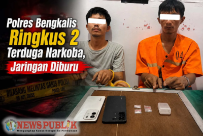 Polres Bengkalis Ringkus 2 Terduga Narkoba