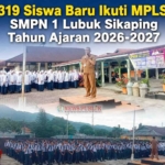 319 Siswa Baru Ikuti MPLS SMPN 1 Lubuk Sikaping Tahun Ajaran 2026-2027