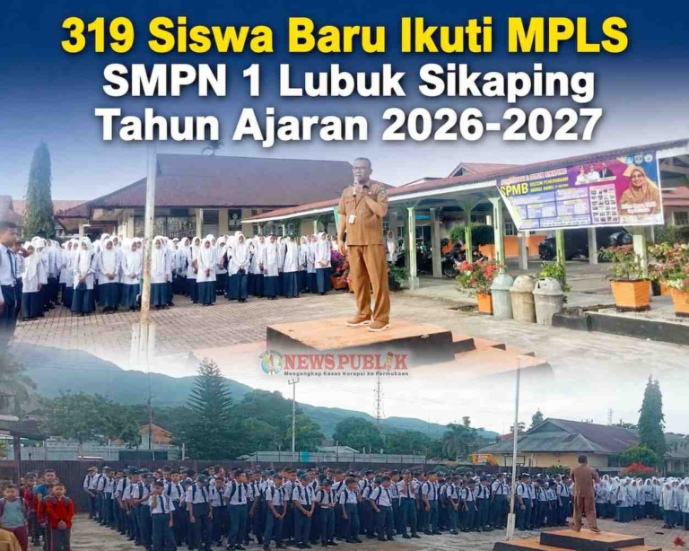 319 Siswa Baru Ikuti MPLS SMPN 1 Lubuk Sikaping Tahun Ajaran 2026-2027
