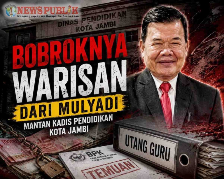 Bobroknya Warisan dari Mulyadi mantan Kadis Pendidikan Kota Jambi