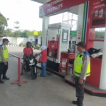 Guna Menjaga Keamanan Wilayah, Polsek Padang Tualang Rutin Melaksanakan Patroli Obyek Vital Pada SPBU
