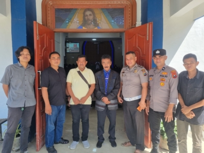 Polsek Tanjung Pura Intensifkan Pengamanan Ibadah Minggu Kasih, Perkuat Pelayanan dan Kamtibmas di Rumah Ibadah