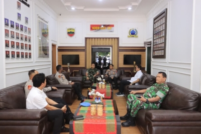 Perkuat Sinergi TNI-Polri, Kapolres Langkat Silaturahmi dengan Dandim 0203/Langkat