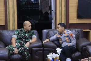 Perkuat Sinergi TNI-Polri, Kapolres Langkat Silaturahmi dengan Dandim 0203/Langkat