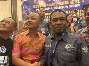 Munas III PJS Jadi Momentum Penguatan Pers Nasional, Tasbir Bertemu Anggota Dewan Pers Muhammad Juzuli | News Publik.perss