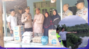 Kapolsek Secanggang Salurkan Bantuan untuk Keluarga Korban Anak Tenggelam
