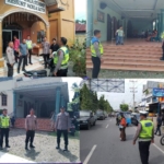 Sat Lantas Polres Langkat Patroli Gereja, Pastikan Ibadah Minggu berlangsung Aman Dan Lancar 