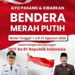 Camat Mauk ajak warga pasang bendera merah putih serentak.