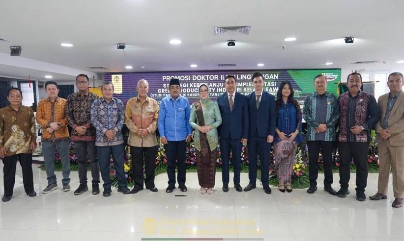 Disertasi Green Productivity Sawit Angkat Tanjung Jabung Barat, Anwar Sadat Hadiri Promosi Doktor di UI