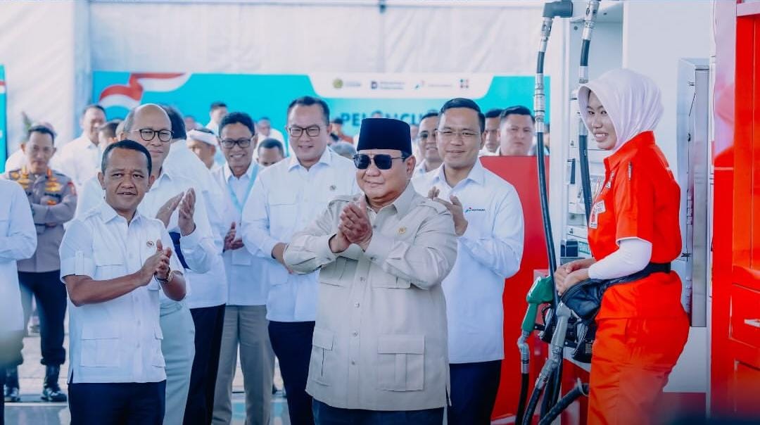 Presiden Prabowo Resmikan Biodiesel B50 di KM 57A Karawang Biodiesel B50