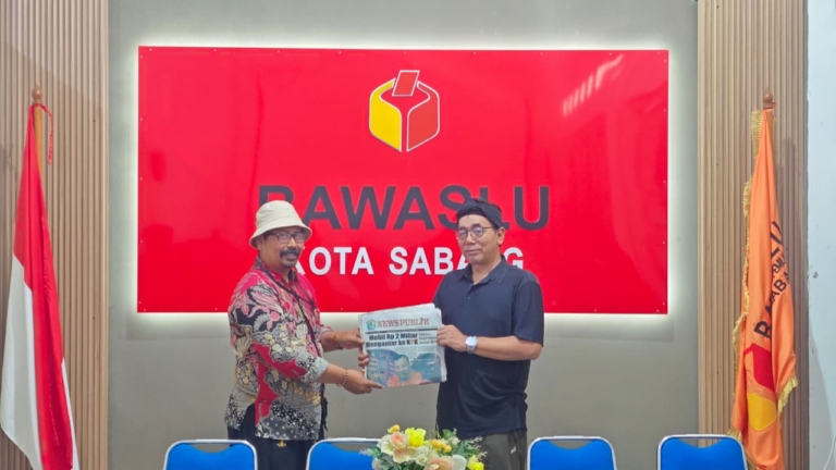 News Publik Perkuat Kemitraan dengan Bawaslu Kota Sabang, Ketua Bawaslu Sambut Hangat Silaturahmi Media