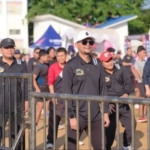 HUT Labuhanbatu Selatan ke-18 Meriah, Bupati Fery Senam Bersama Ribuan Warga