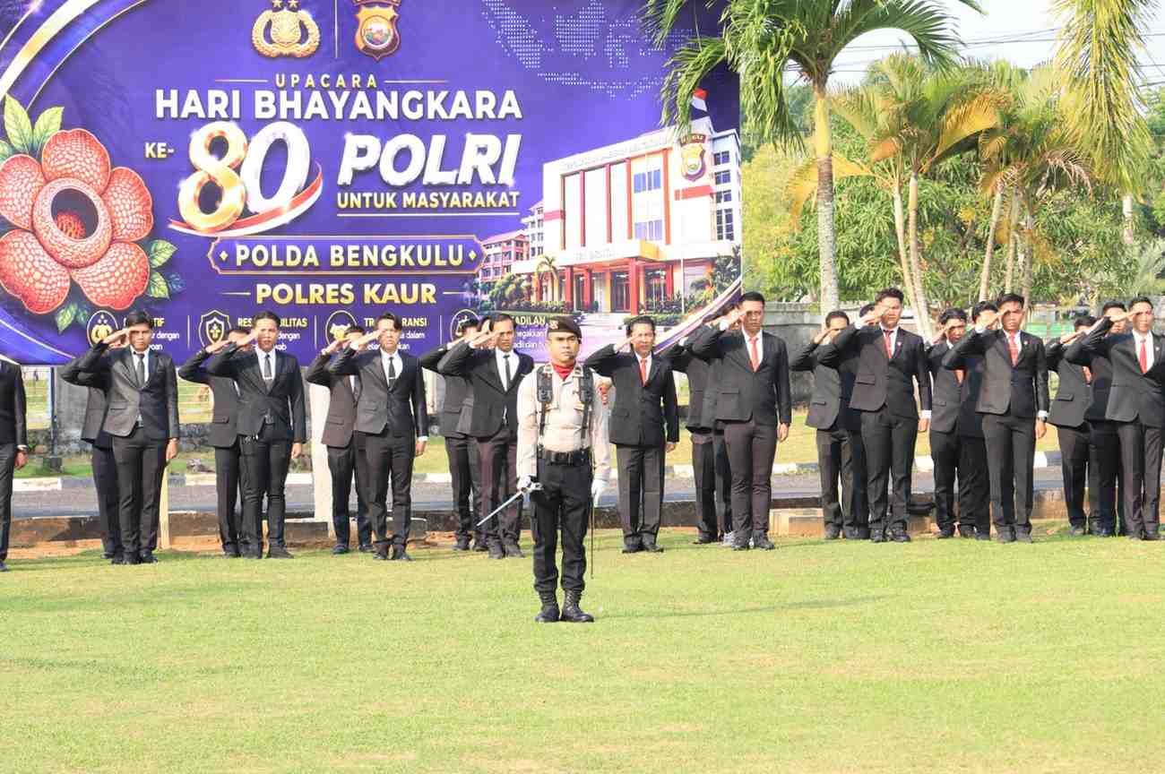 Hari Bhayangkara ke-80 Polres Kaur, Tegaskan Komitmen Polri Untuk Masyarakat Hari Bhayangkara ke-80 Polres Kaur