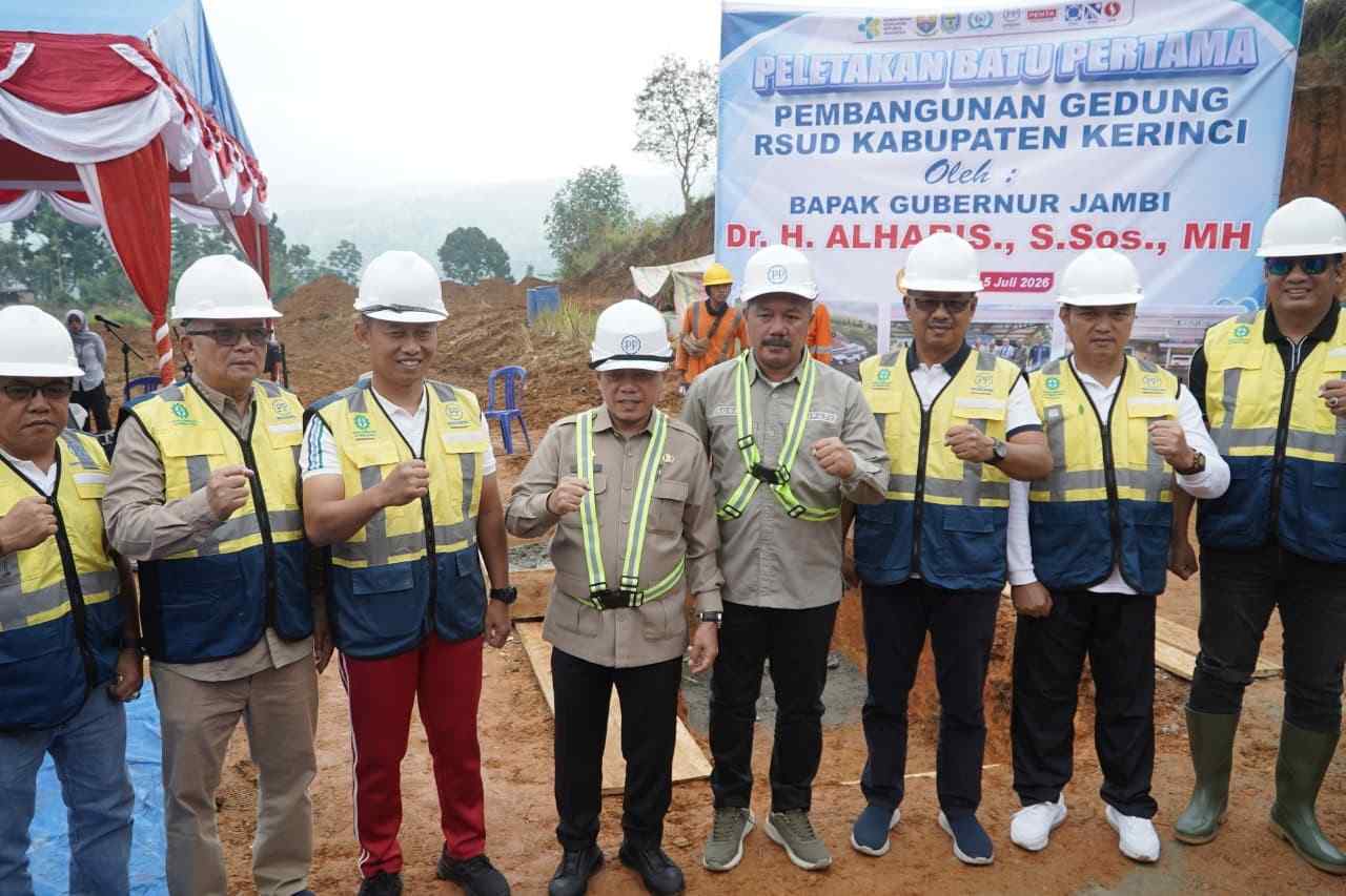 RSUD Bukit Tengah Dibangun, Gubenur Al Haris Perkuat Layanan Kesehatan Kerinci RSUD Bukit Tengah