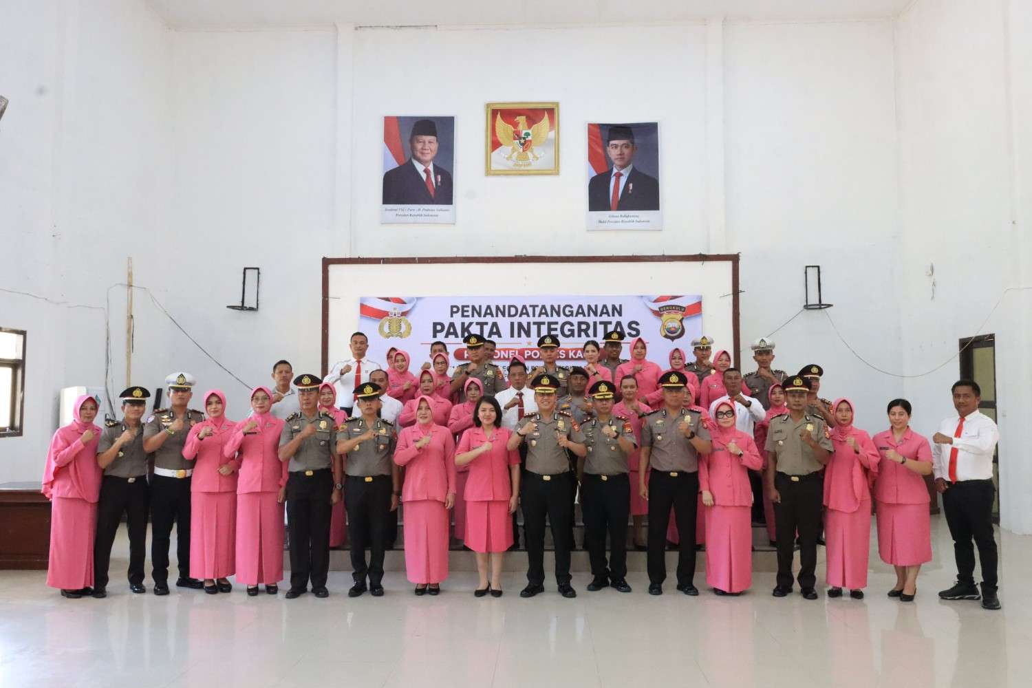 Pakta Integritas Polres Kaur, Kapolres Tegaskan Komitmen Bersih dari Narkoba dan Judi Pakta Integritas Polres Kaur