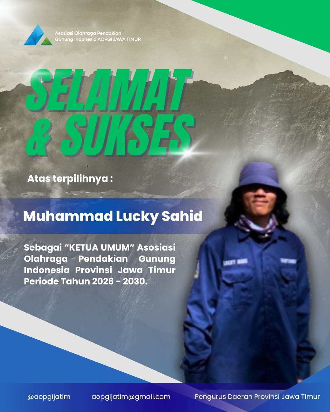 AOPGI Jawa Timur Resmi Terbentuk, Muhammad Lucky Sahid Nahkodai Periode 2026–2030