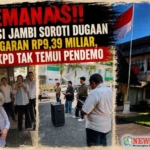 Memanas!! AWaSI Jambi Soroti Dugaan Anggaran Rp9,39 Miliar, BPKPD Tak Temui Pendemo
