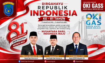 Pemkab OKI Sampaikan Ucapan Dirgahayu Republik Indonesia ke-81