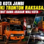Jantung Kota Jambi Dimasuki Tronton Raksasa, Dishub Disebut Bawa Arahan Wali Kota
