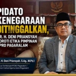 Pidato Kenegaraan Ditinggalkan, Dr. H. Deni Priansyah Soroti Etika Pimpinan DPRD Pagaralam