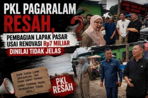 PKL Pagaralam Resah, Pembagian Lapak Pasar Usai Renovasi Rp7 Miliar Dinilai Tidak Jelas