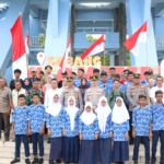 Polres Sabang Pasang Bendera Merah Putih di Kilometer Nol, Sambut HUT RI ke-81 | News Publik.perss