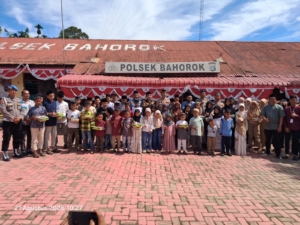 Jumat Berkah Polsek Bahorok, Polisi Berbagi dan Santuni Anak Yatim