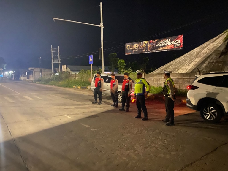 Patroli Blue Light Sat Samapta Polres Langkat Cegah Geng Motor hingga Kejahatan Jalanan
