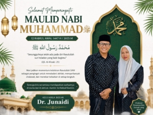 Keluarga Besar Dr. Junaidi Sampaikan Pesan Maulid Nabi Muhammad SAW, Momentum Meneladani Akhlak Rasulullah | News Publik.perss
