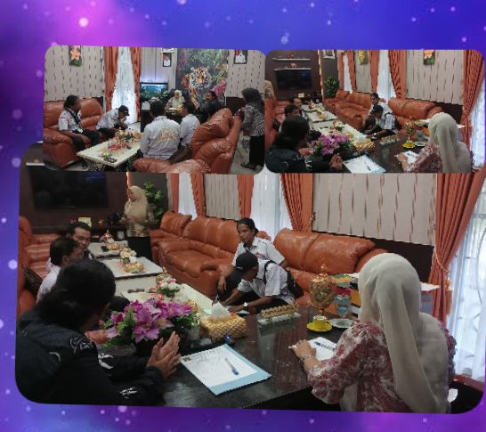 Ketua DPRD Langkat Terima Audiensi Persatuan Wartawan Langkat Indonesia (PWL-I)