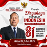 Keluarga Besar MTsN 2 Pasaman Barat Mengucapkan Dirgahayu Republik Indonesia ke-81