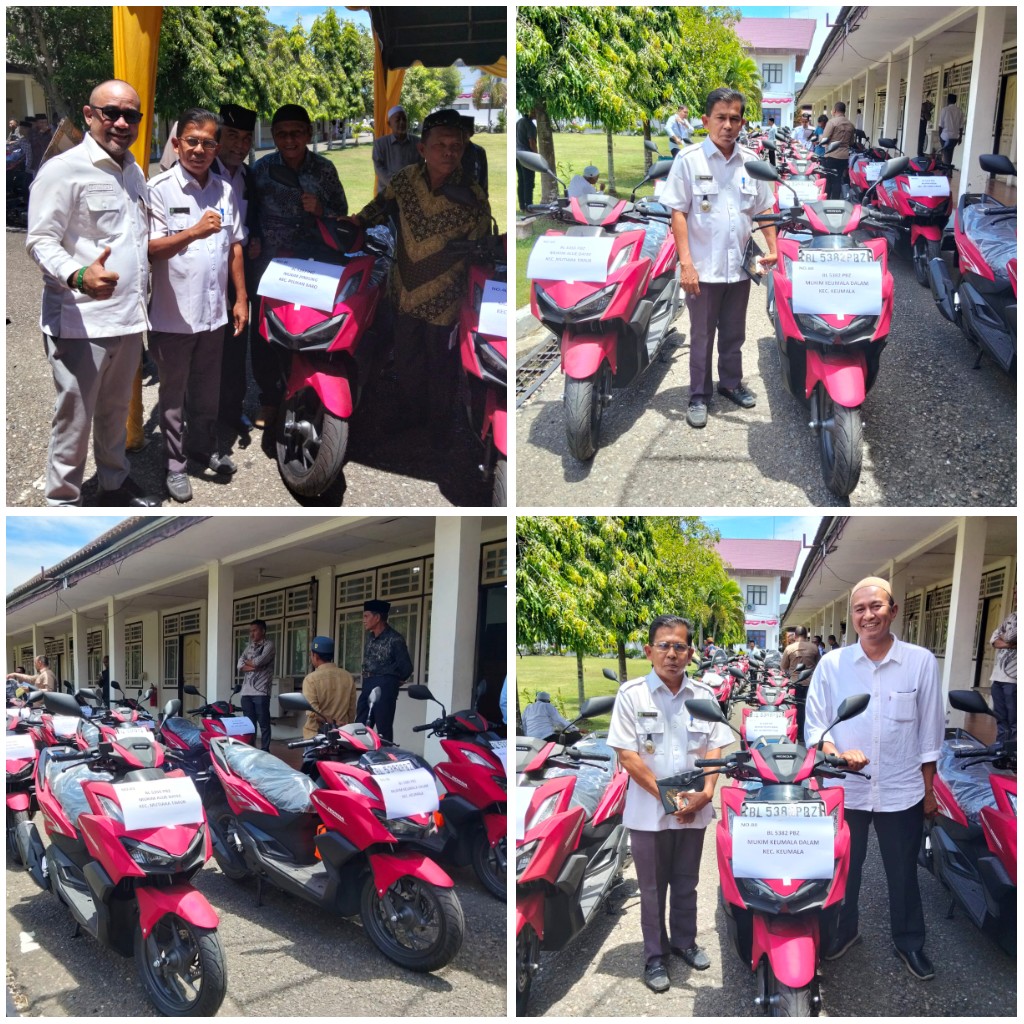 Camat Peukan Baro Apresiasi Kebijakan Bupati Pidie, 97 Imum Mukim Terima Kendaraan Dinas | News Publik.perss Camat Peukan Baro Apresiasi Kebijakan Bupati Pidie, 97 Imum Mukim Terima Kendaraan Dinas | News Publik.perss