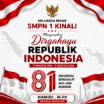 Keluarga Besar SMPN 1 Kinali Mengucapkan Dirgahayu Republik Indonesia ke-81