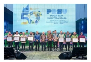 Bupati Fery Hadiri Penutupan PRSU ke-50, Labusel Bidik Investasi dan Pasar UMKM