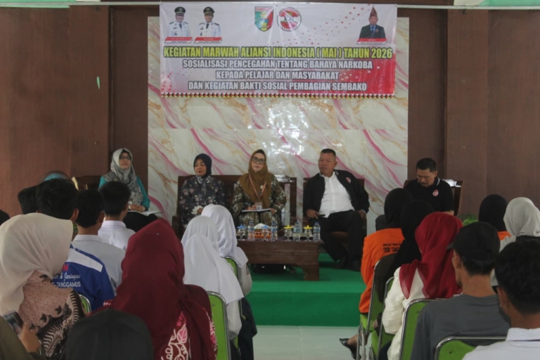 DPD MAI Tanggamus Gelar Sosialisasi Bahaya Narkoba dan Baksos