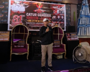 Bupati Labusel Fery Sahputra Simatupang Buka Catur Gembira Piala Bupati Sambut HUT RI ke-81
