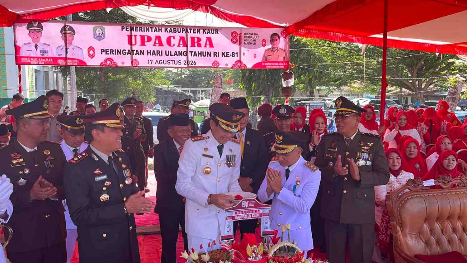 HUT RI ke-81, Kapolres Kaur Bersama Forkopimda Kobarkan Semangat Kebangsaan HUT RI ke-81, Kapolres Kaur Bersama Forkopimda Kobarkan Semangat Kebangsaan