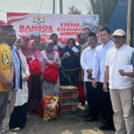 Kadin Tanjab Timur Bergerak, Korban Kebakaran Lagan Tengah Terima Sembako dan Uang Tunai