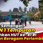 SMAN 1 Tempuran Bergemuruh! Tarik Tambang dan Balap Karung Warnai HUT RI