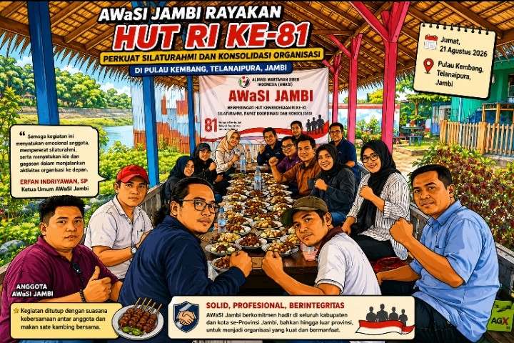 Target Besar AWaSI Jambi Mulai Dikumandangkan, Bidik Eksistensi hingga Lintas Daerah Target Besar AWaSI Jambi Mulai Dikumandangkan, Bidik Eksistensi hingga Lintas Daerah