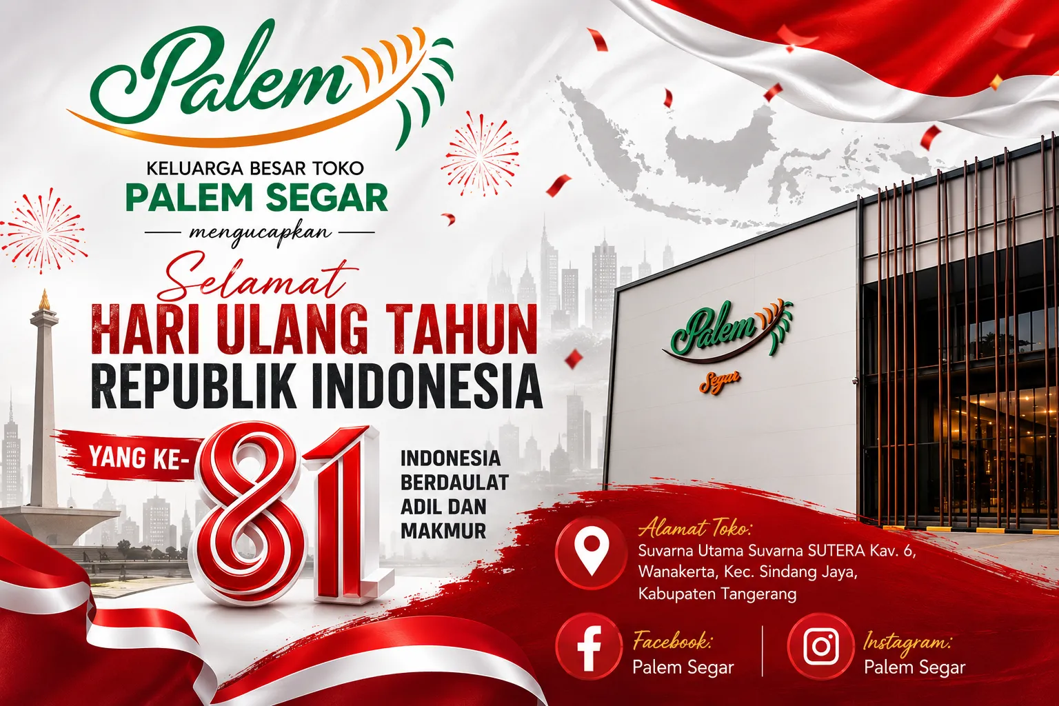 HUT RI KE 81 PALEM SEGER