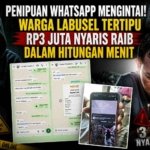 Penipuan WhatsApp Mengintai! Warga Labusel Tertipu Rp3 Juta Nyaris Raib dalam Hitungan Menit