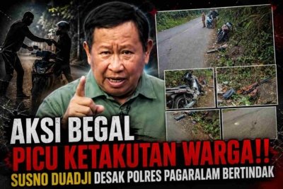 Aksi Begal Picu Ketakutan Warga!! Susno Duadji Desak Polres Pagaralam Bertindak