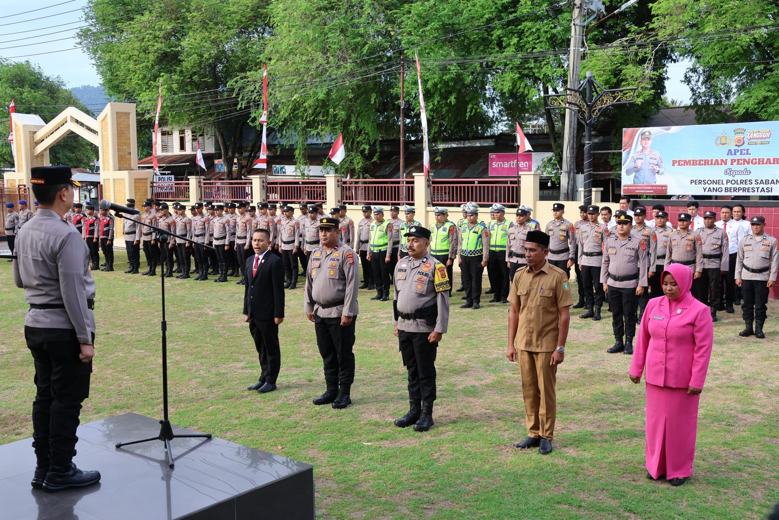 Kapolres Sabang Apresiasi Personel Berprestasi dan Masyarakat | News Publik.perss
