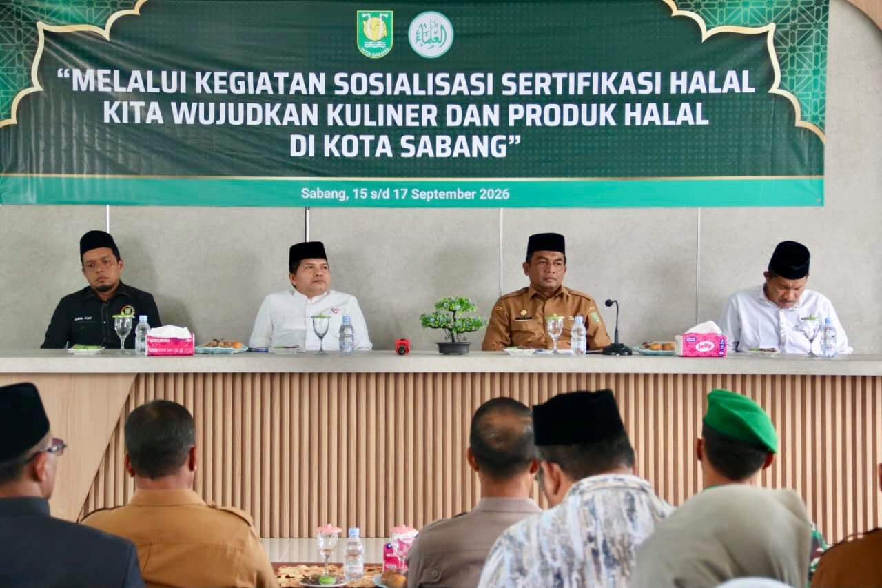 Sertifikasi Halal Bukan Sekadar Label, Jadi Nilai Tambah Produk Lokal Sabang | News Publik.perss Sertifikasi Halal Bukan Sekadar Label, Jadi Nilai Tambah Produk Lokal Sabang | News Publik.perss