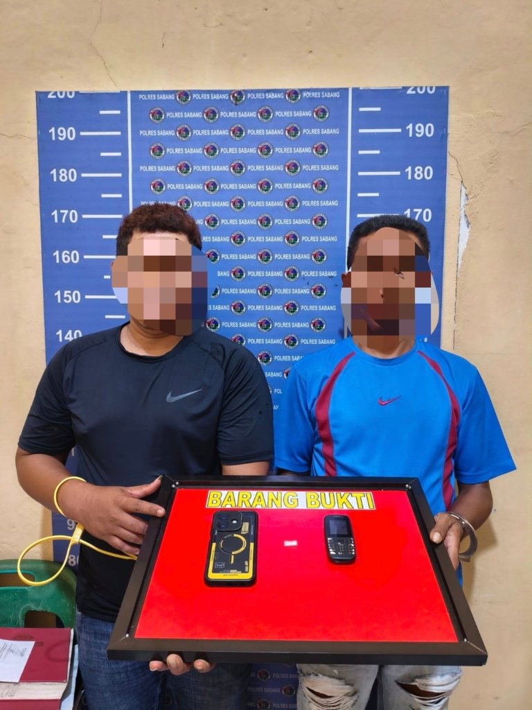 Satresnarkoba Polres Sabang Amankan Dua Terduka Pelaku Narkotika | News Publik.perss
