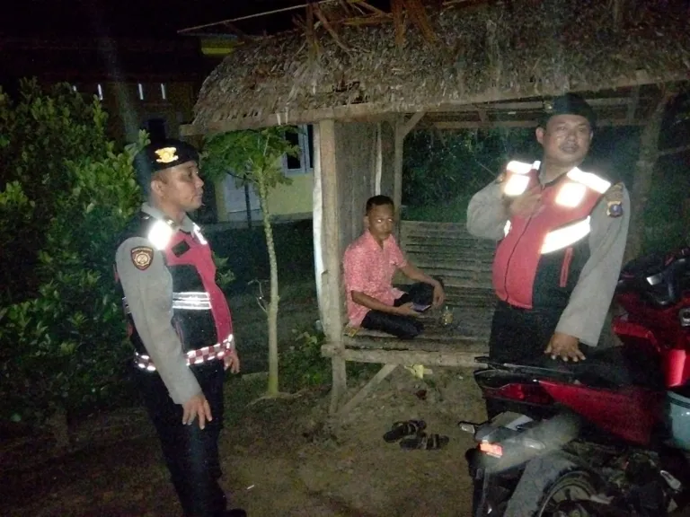 Patroli Jam Rawan Saat Dini Hari, Polres Langkat Lakukan Patroli
